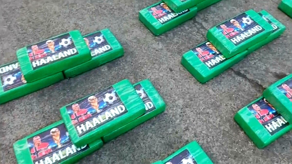Ecuador police seize 469 kilos of cocaine with Haaland images on packages