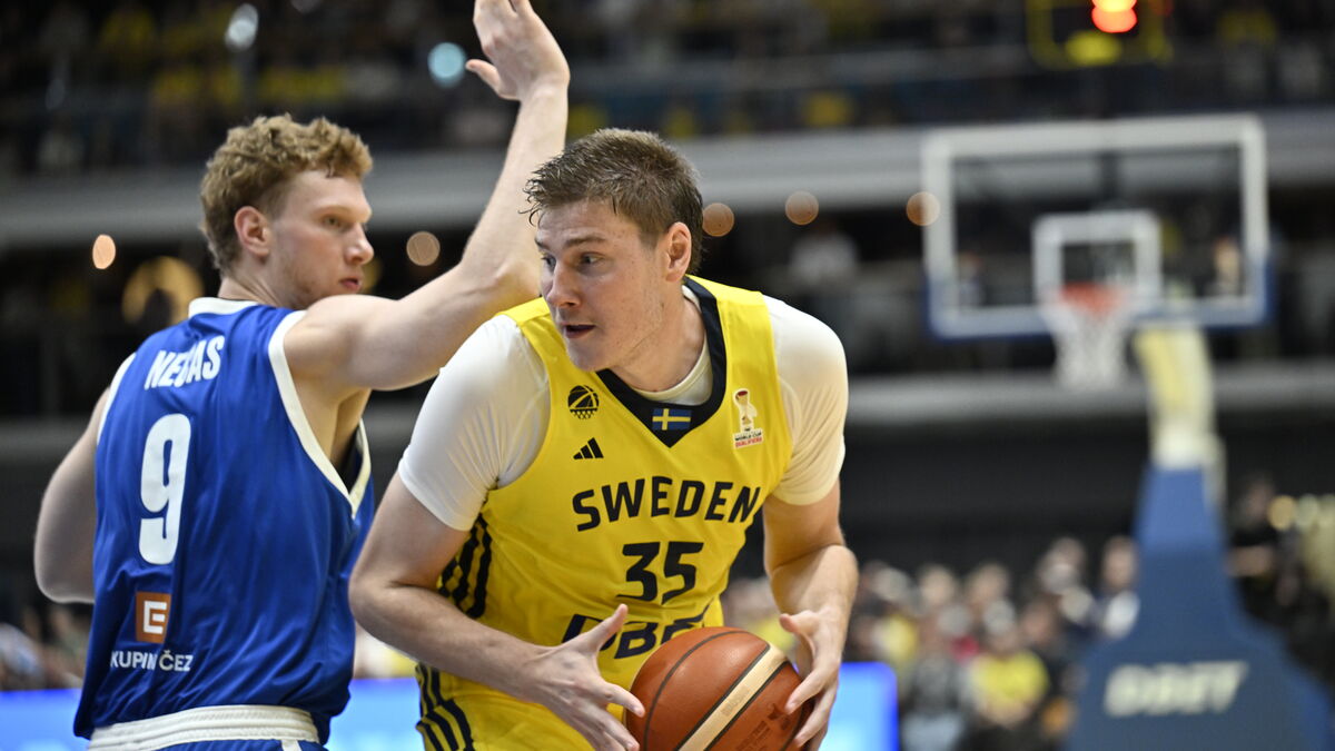 Sweden’s Simon Birgander relishing France test against Victor Wembanyama