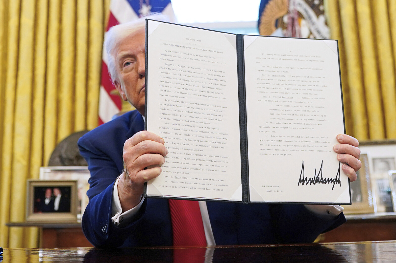 Trump Signs Order to Boost