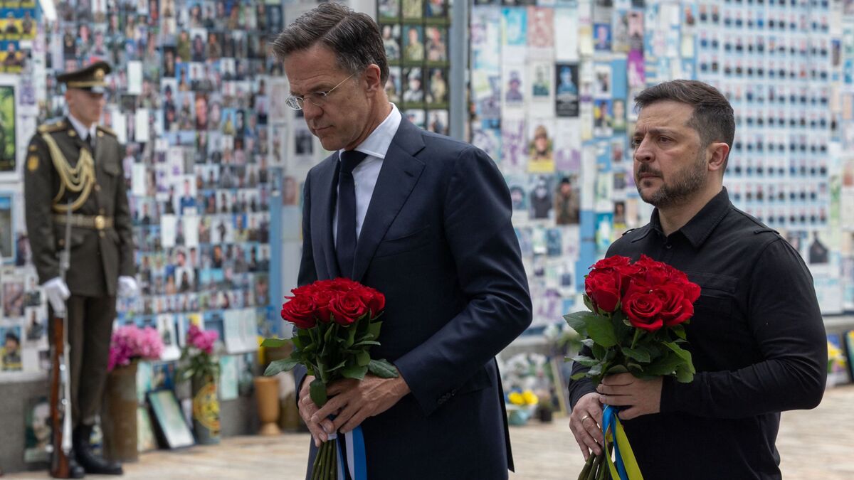 Rutte and NATO ambassadors visit Kyiv after unusually large attacks