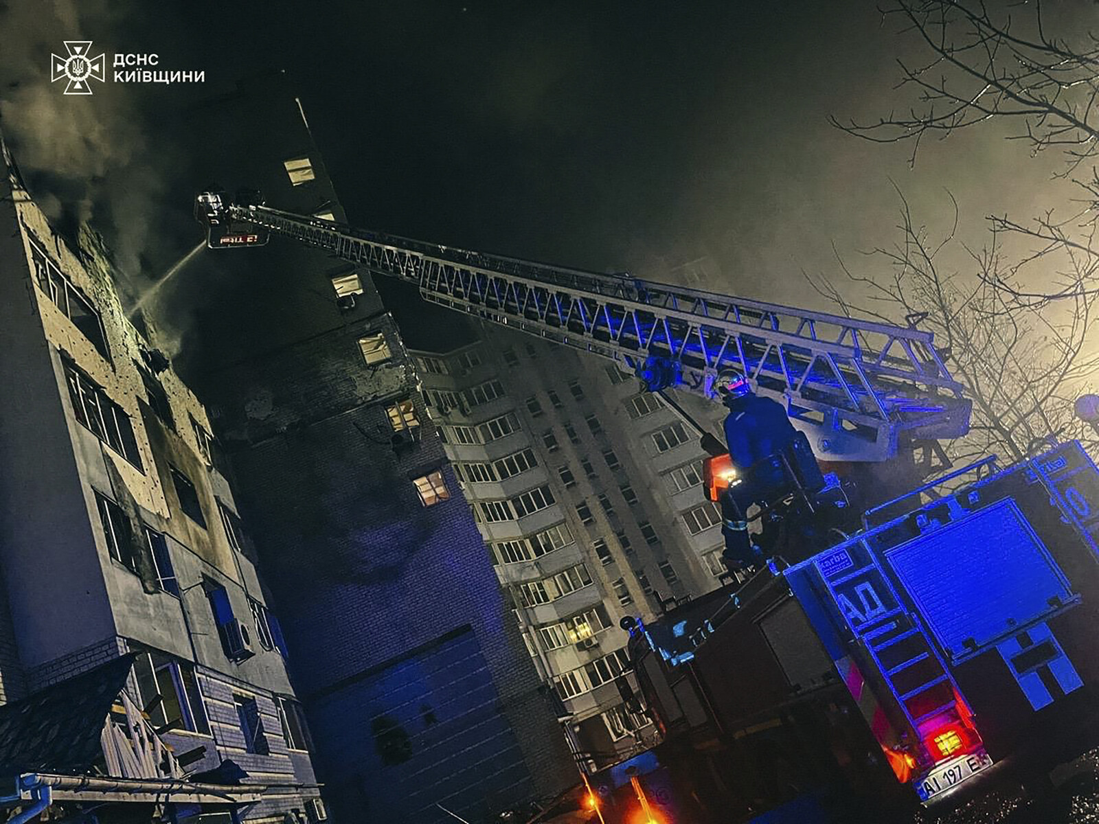 Three Dead in Russian Attack in Kyiv
