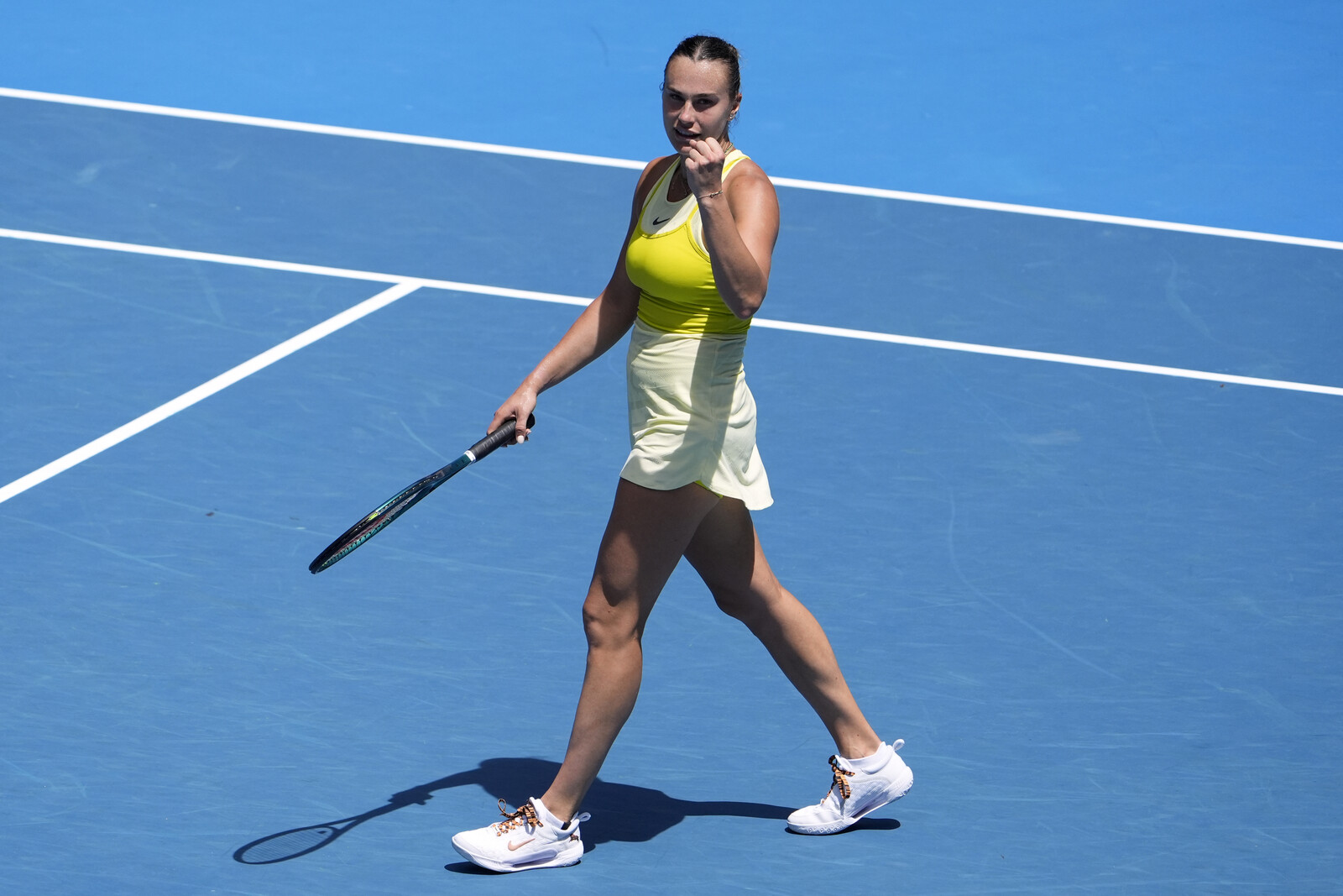 Sabalenka storms on after crushing win