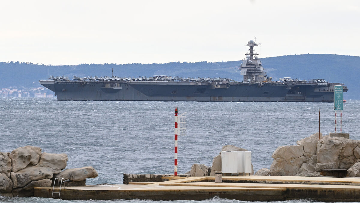 America's largest aircraft carrier USS