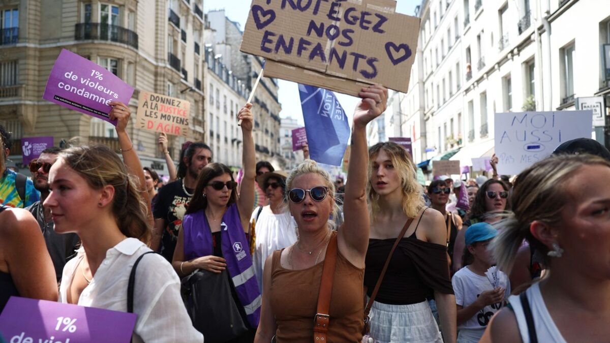 Tens of thousands protest sexual