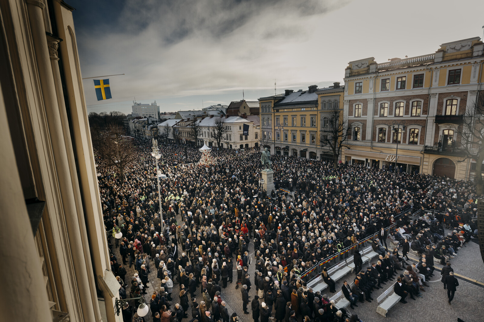 Sweden fell silent – for