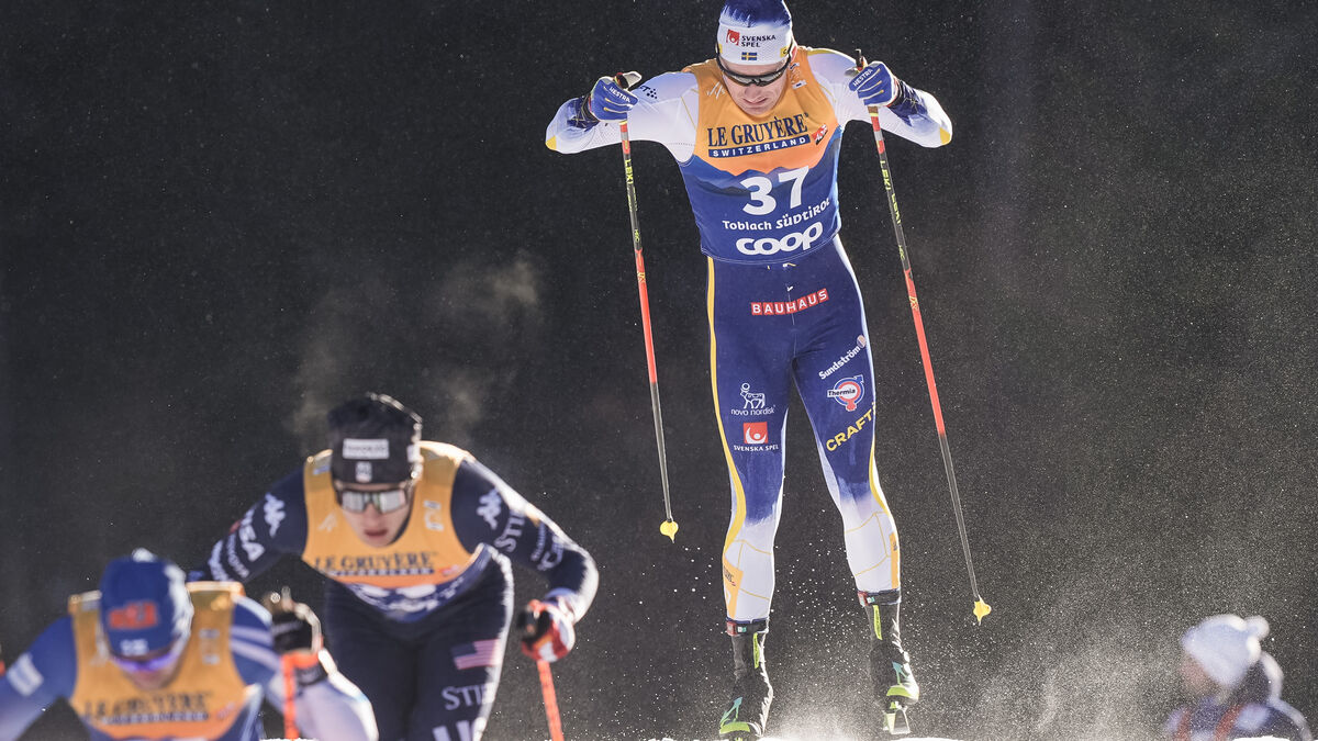 The Swedish cross-country team impressed