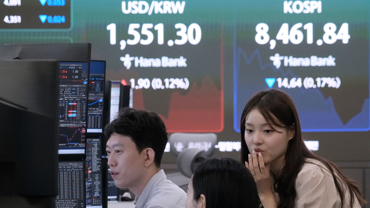 Asian stock markets fall in early trading, South Korea’s Kospi drops 3.2%