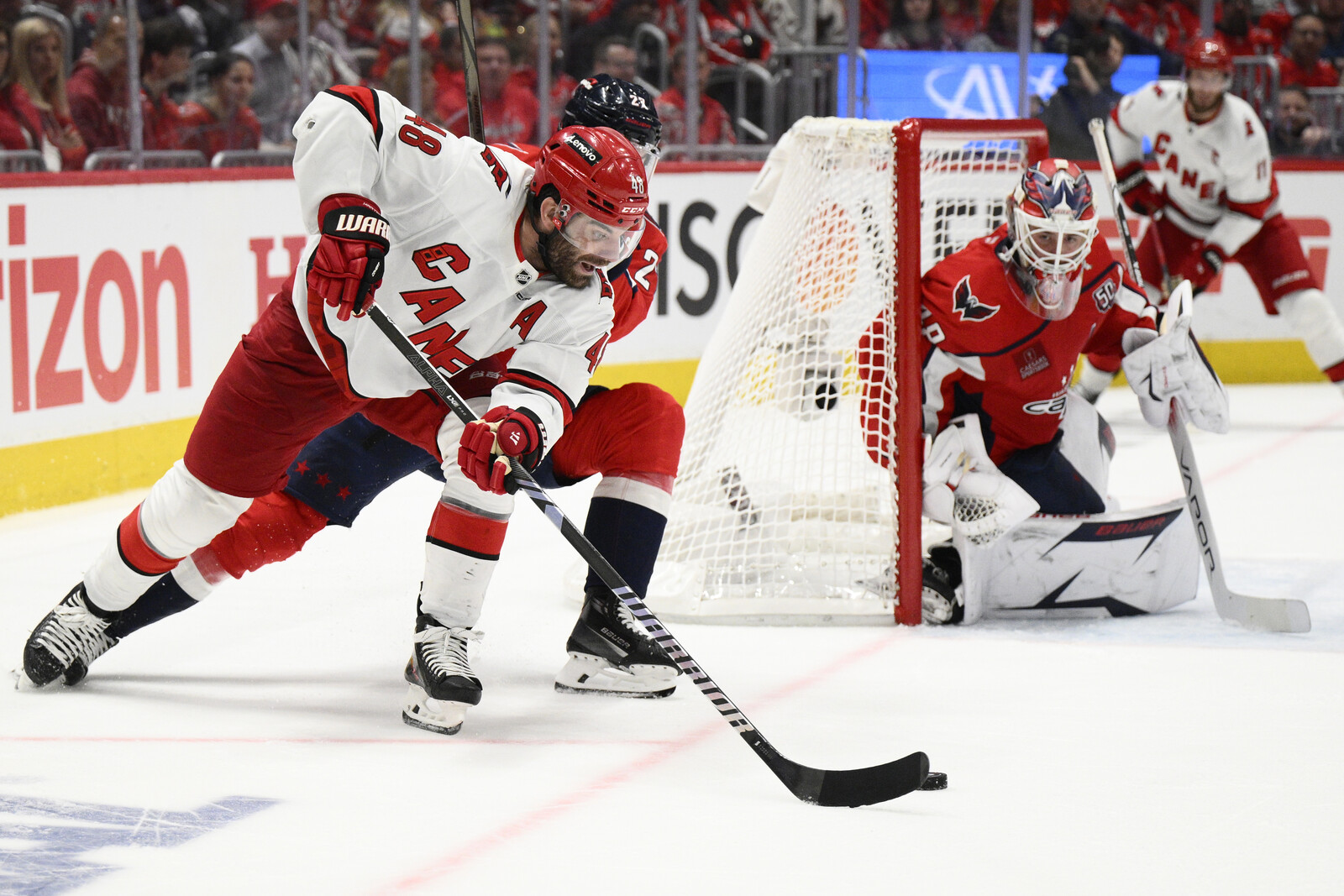 Carolina Triumphs Over Washington After 94 Shot Attempts
