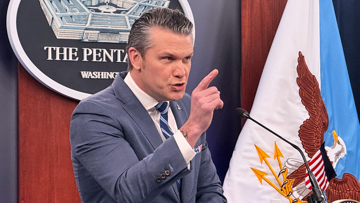 Hegseth on the Strait of