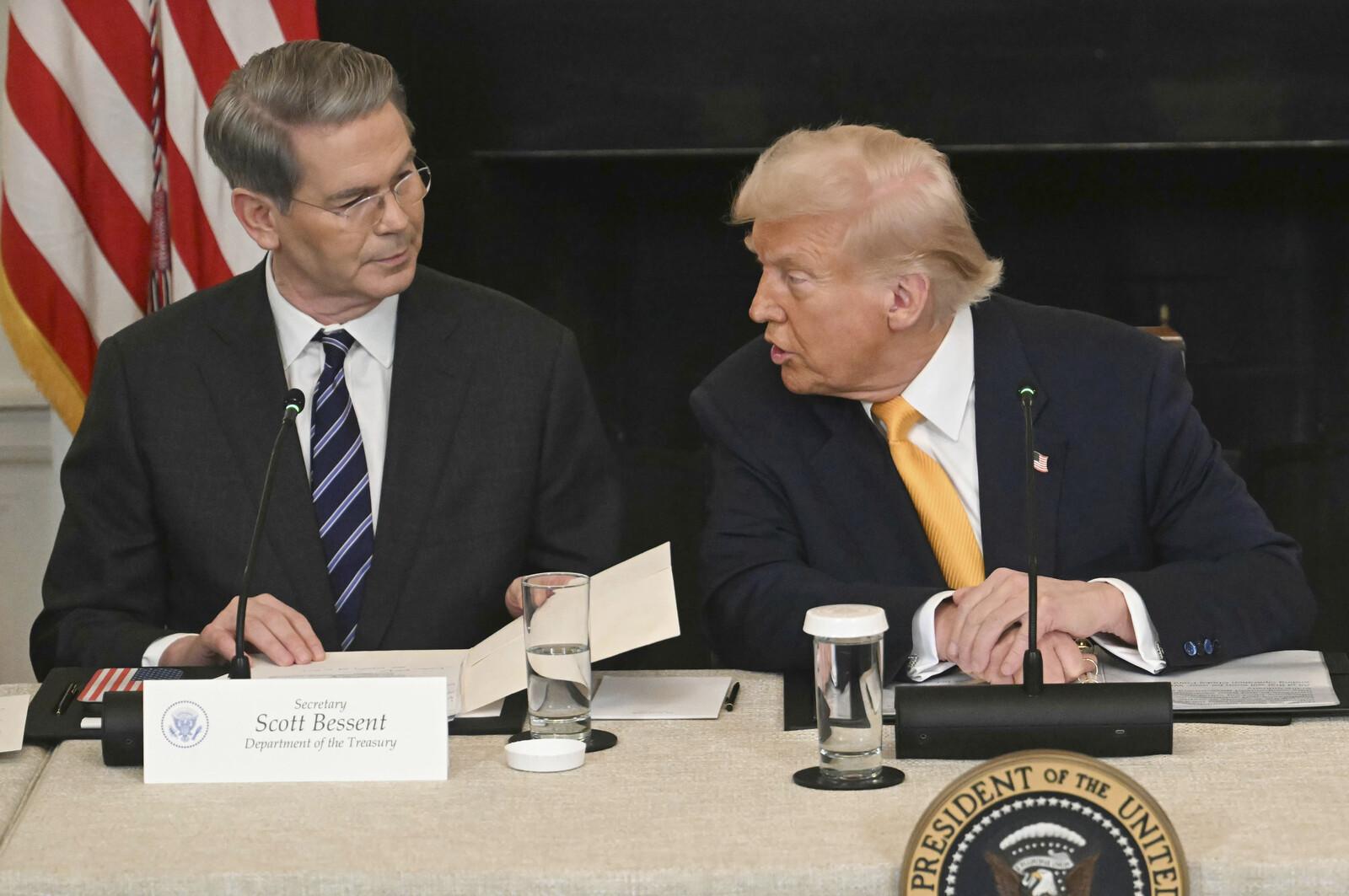US Finance Minister Urges Nations: Hold Off on Retaliating to Tariffs