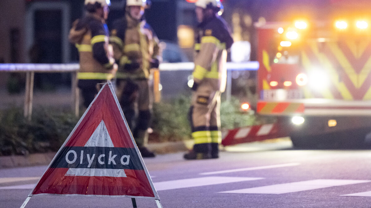 Car caught fire – man with life-threatening injuries