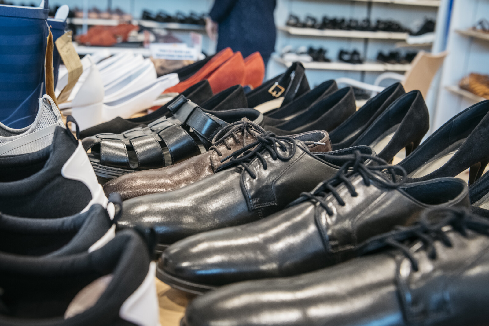 Many bought shoes in January