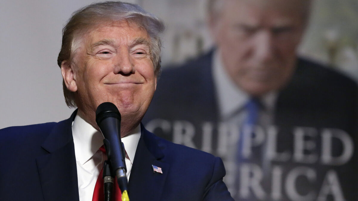 Trump says he usually reads about himself in newspapers, not books