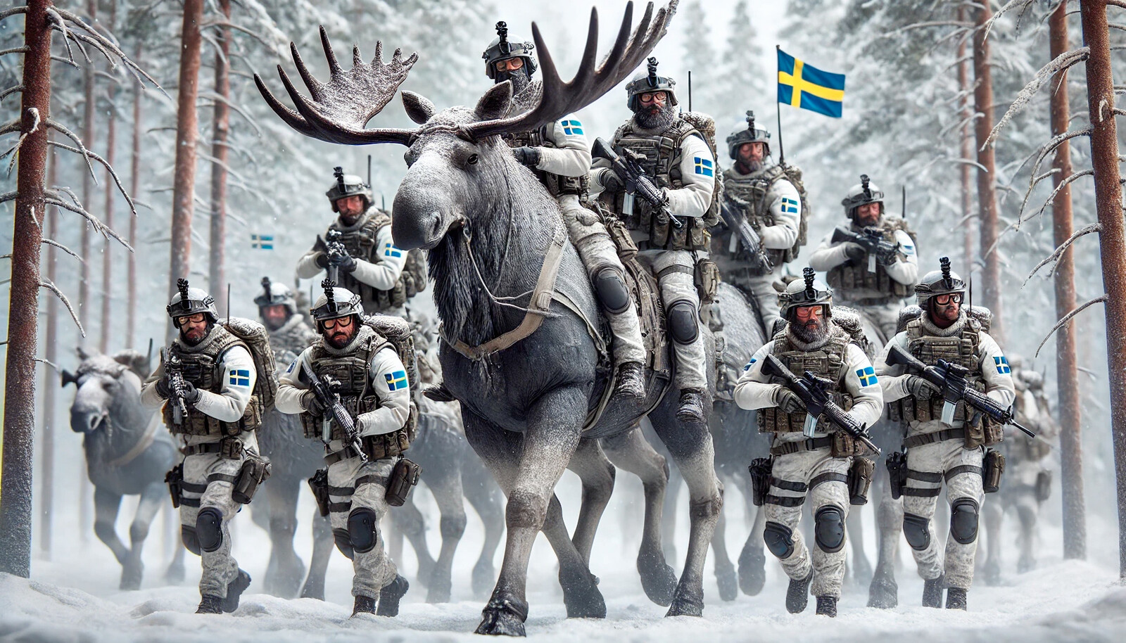 Sweden's April Fools' Day: Elk