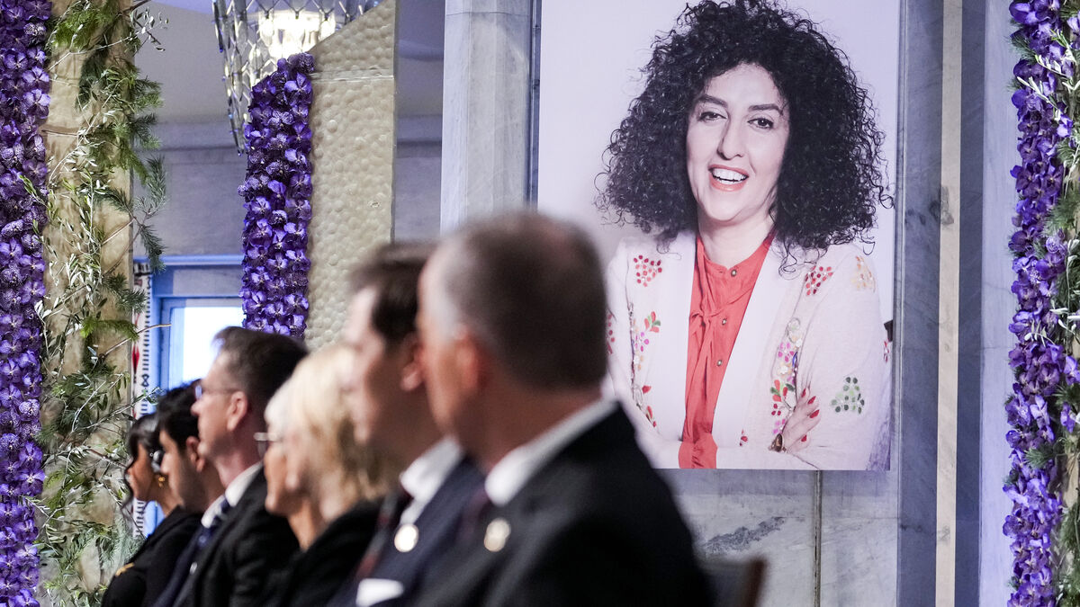 Nobel Peace Prize laureate Narges