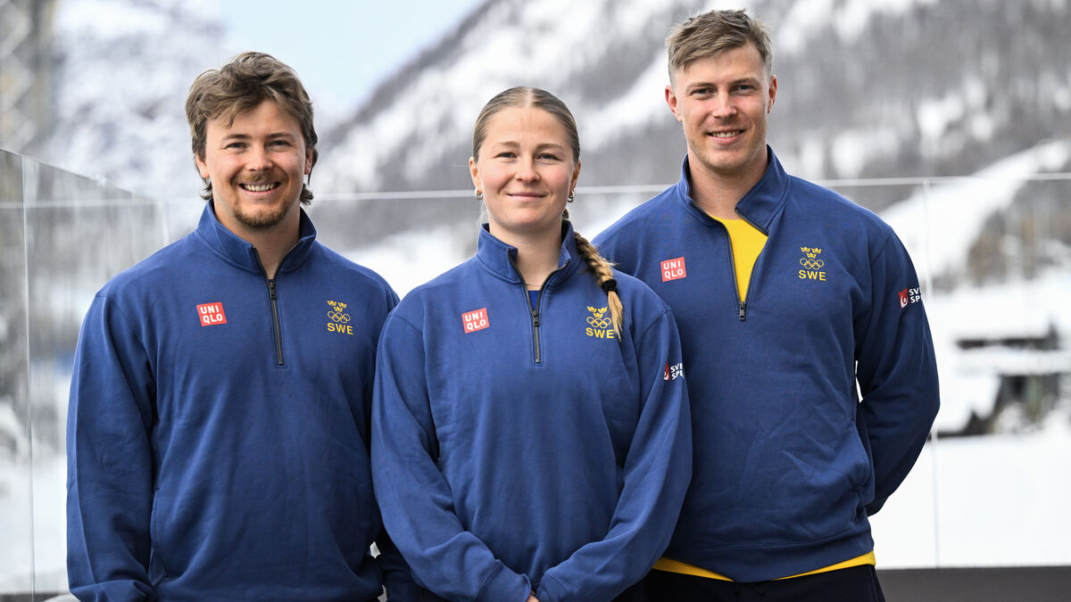 Olympics in Italy, a family