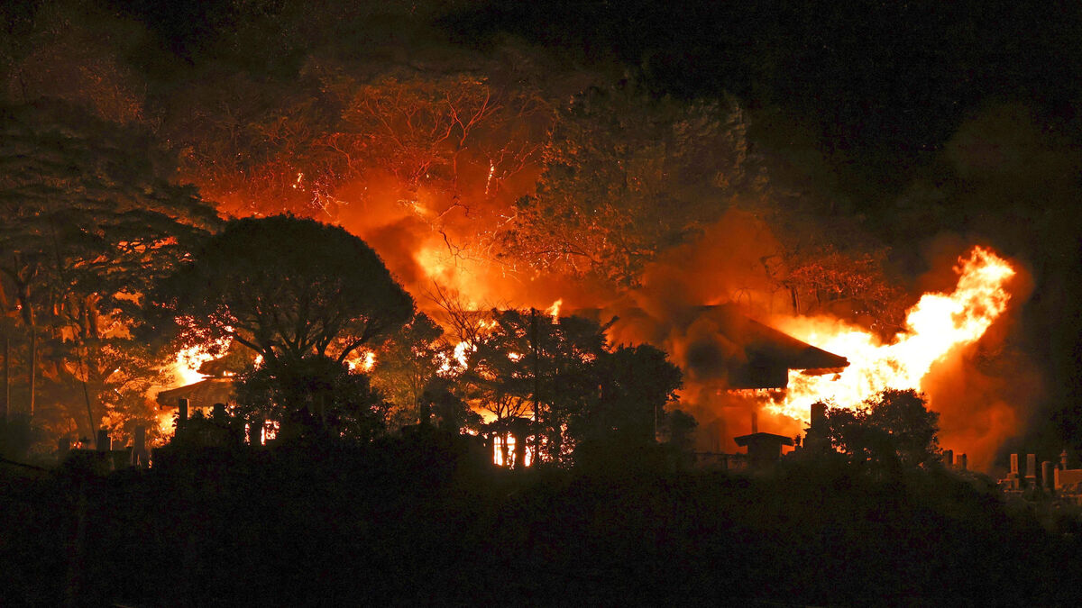 Major fire in Japan –