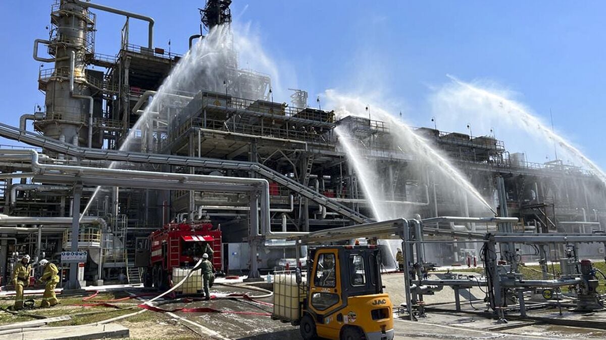 New attacks hit Russian refineries, disrupting operations and sparking fires