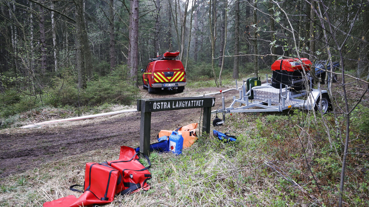 Forest fire in Delsjö area outside Gothenburg under control