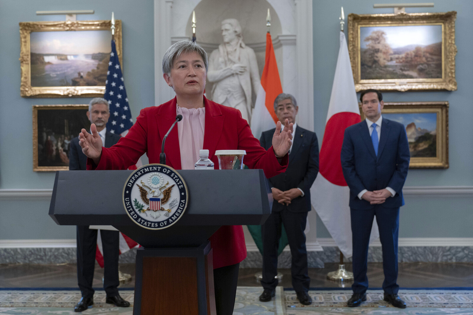 USA, Japan, India, Australia Collaborate