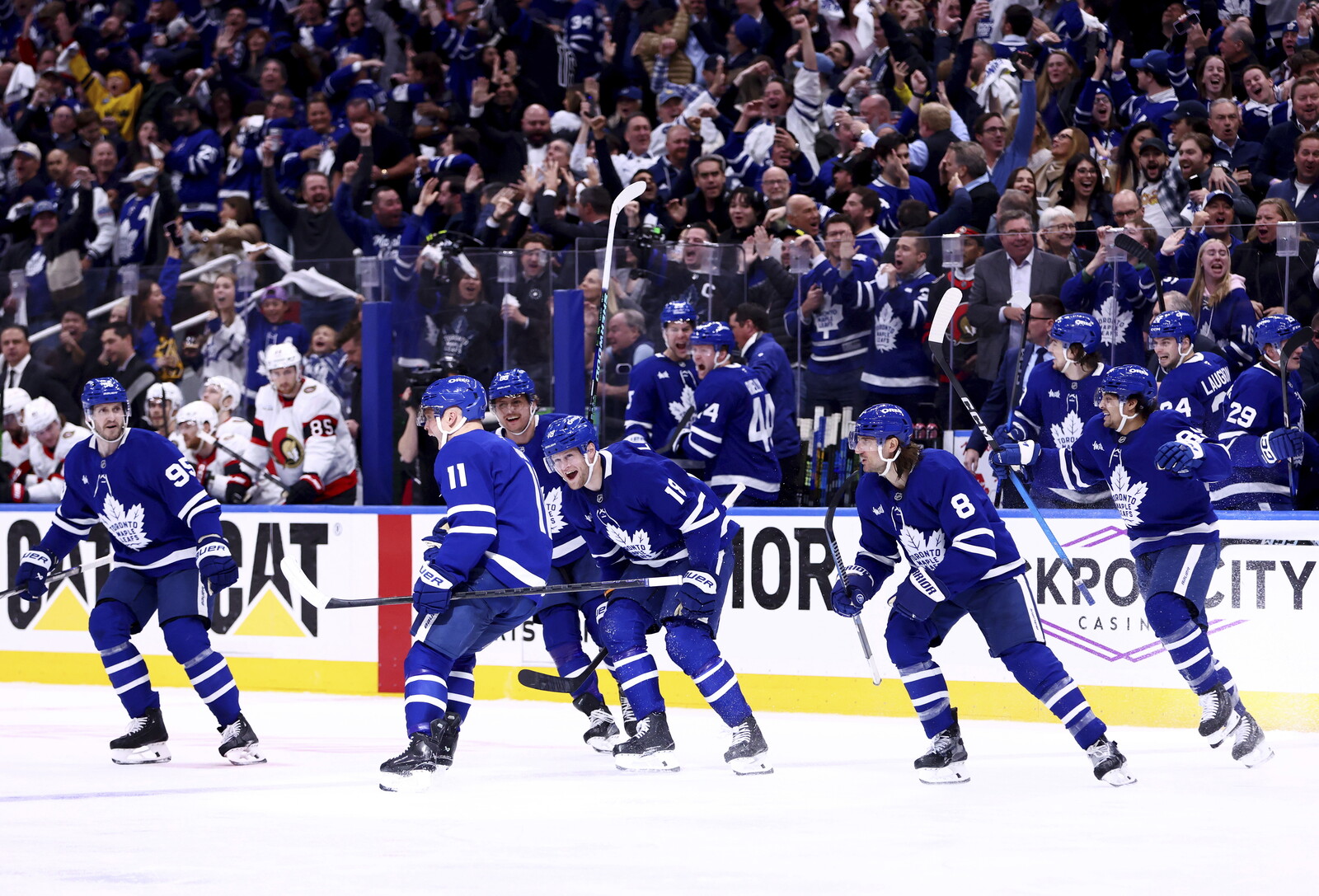 Nylander's Assist Helps Toronto Secure Second Playoff Win Over Ottawa