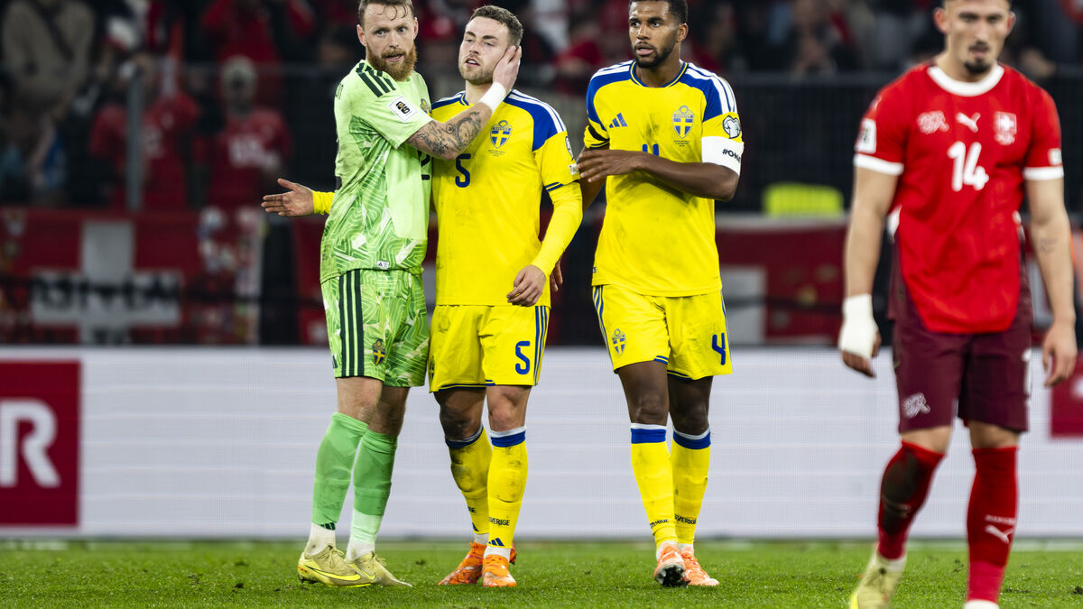 Sweden drops in the world