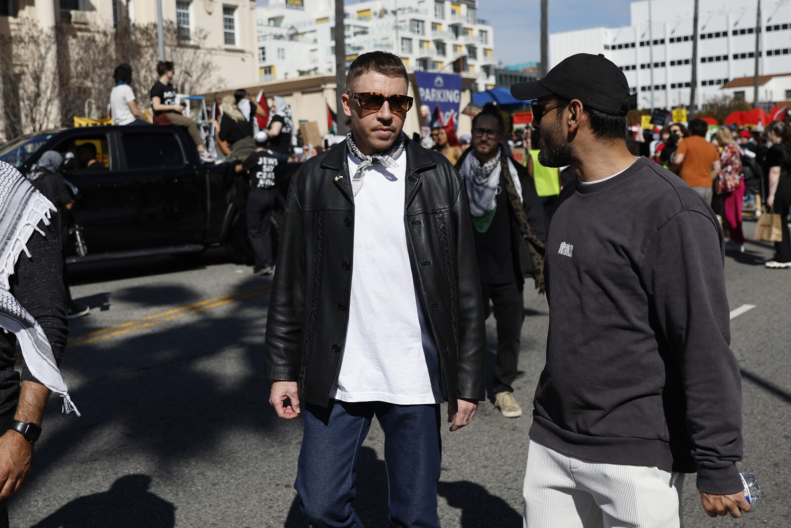 Rap Star's Gaza Protest: "Fuck