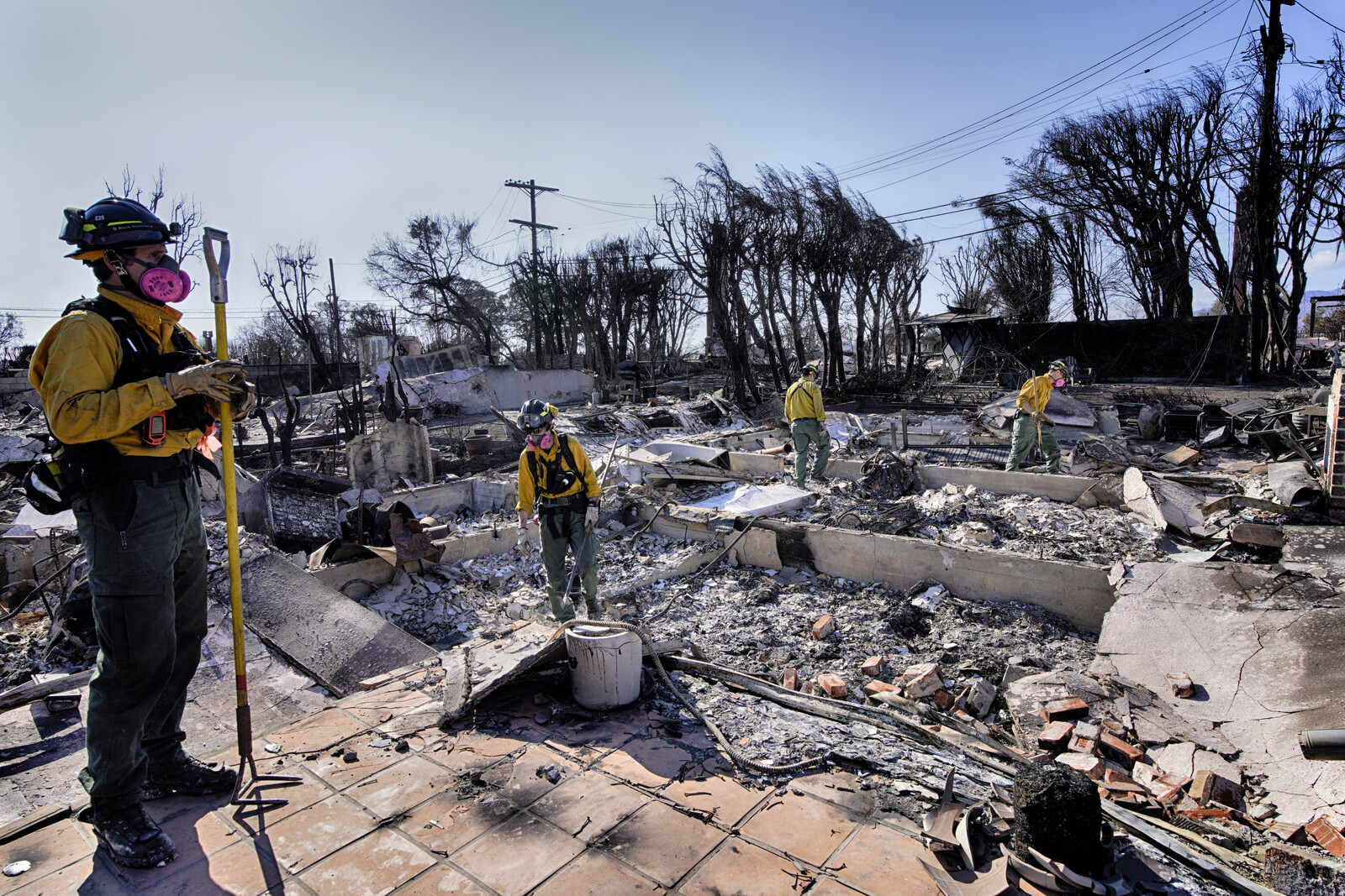 Frustration among evacuees in Los