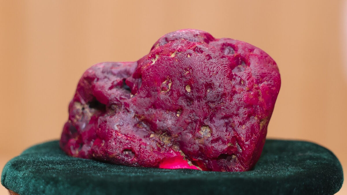 Giant ruby found in Myanmar