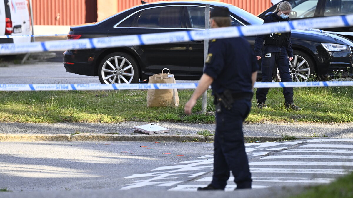 Person shot at parking lot