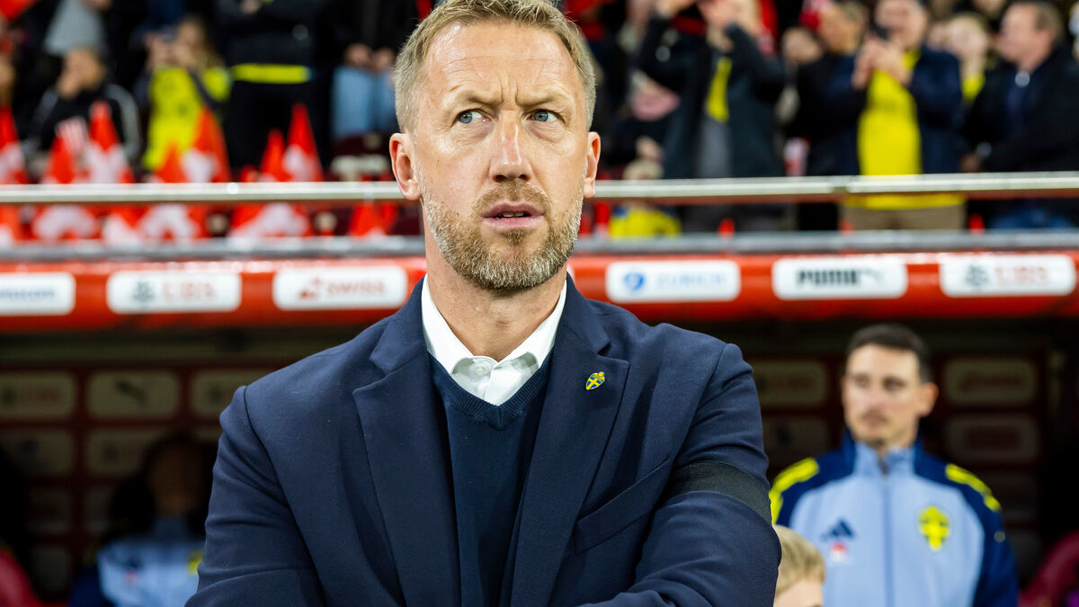 Graham Potter on Sweden injury