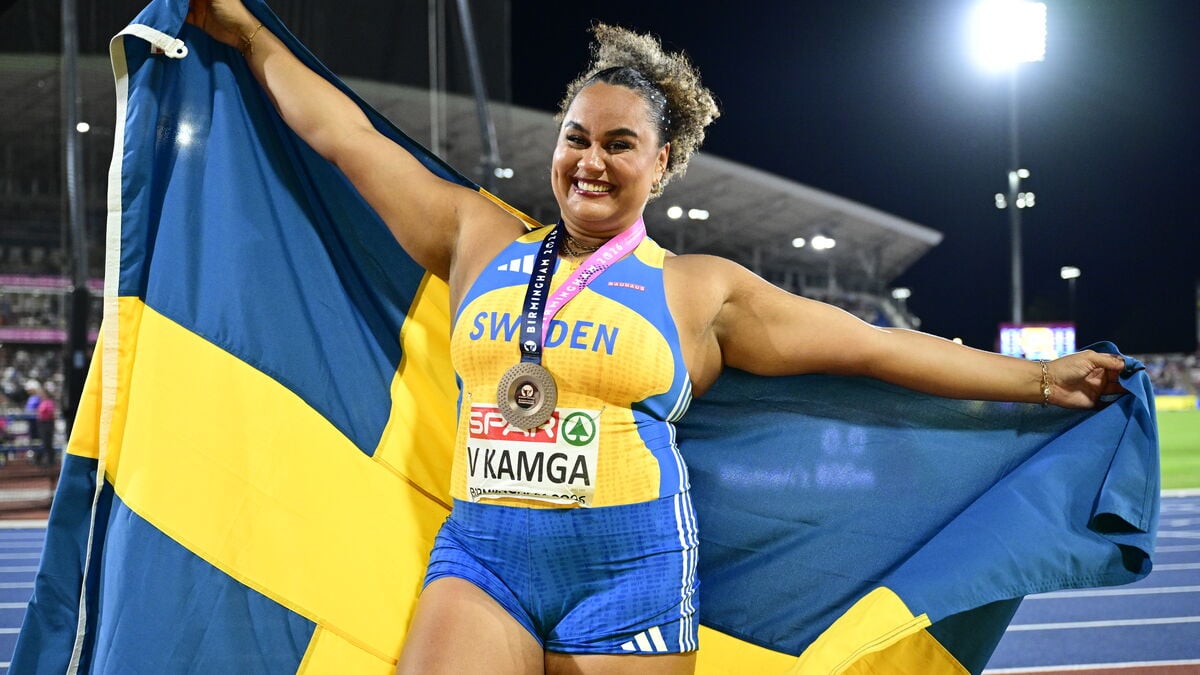 Kamga wins European Championships discus bronze, first Swedish women’s medal in the event since 1928