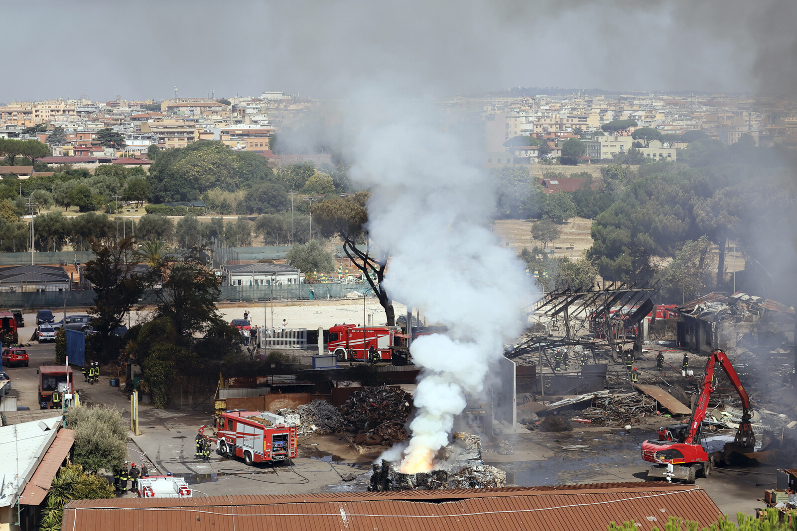 Rome Gas Station Explosion Injures