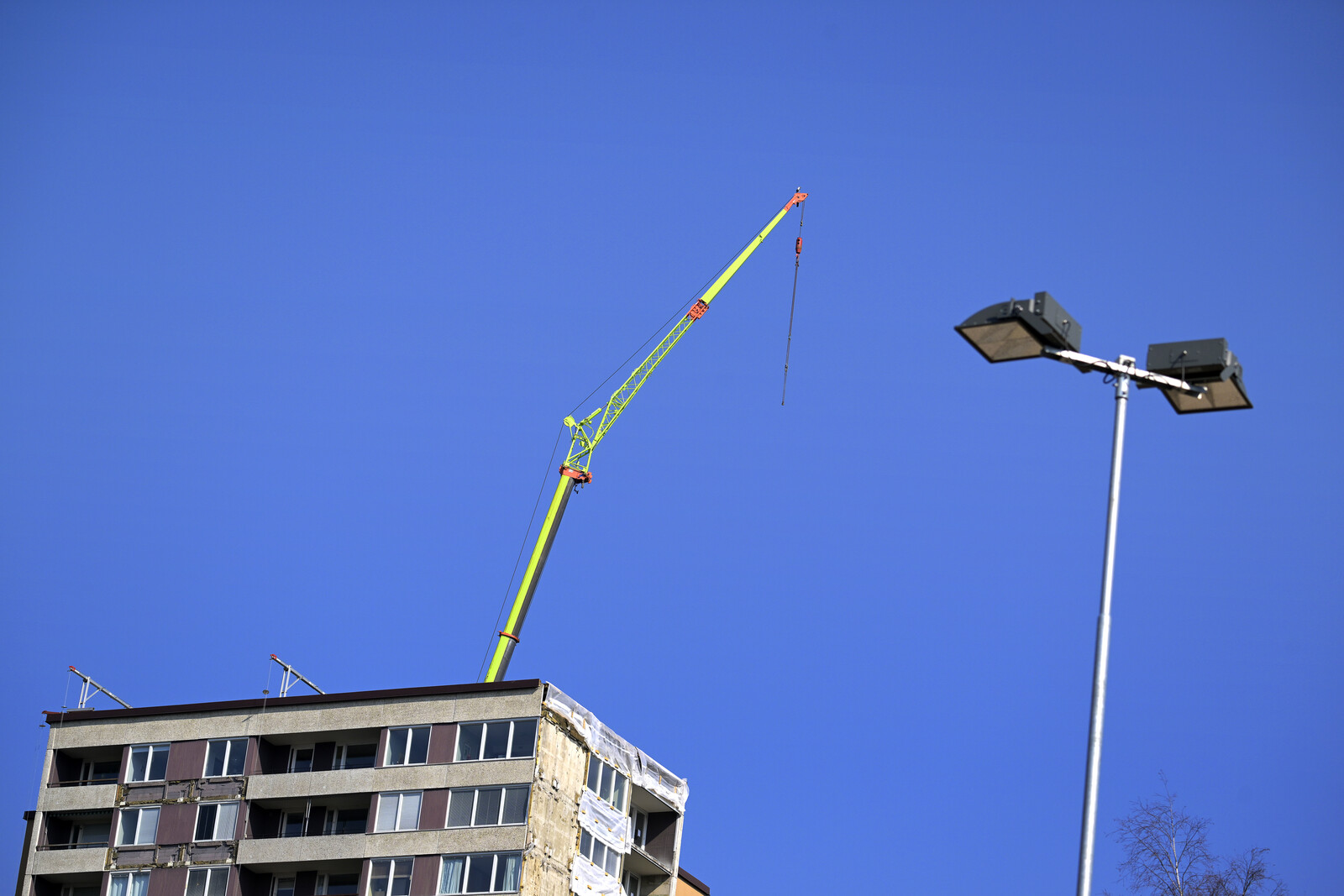 Construction Worker Injured by Rock at Stockholm Site