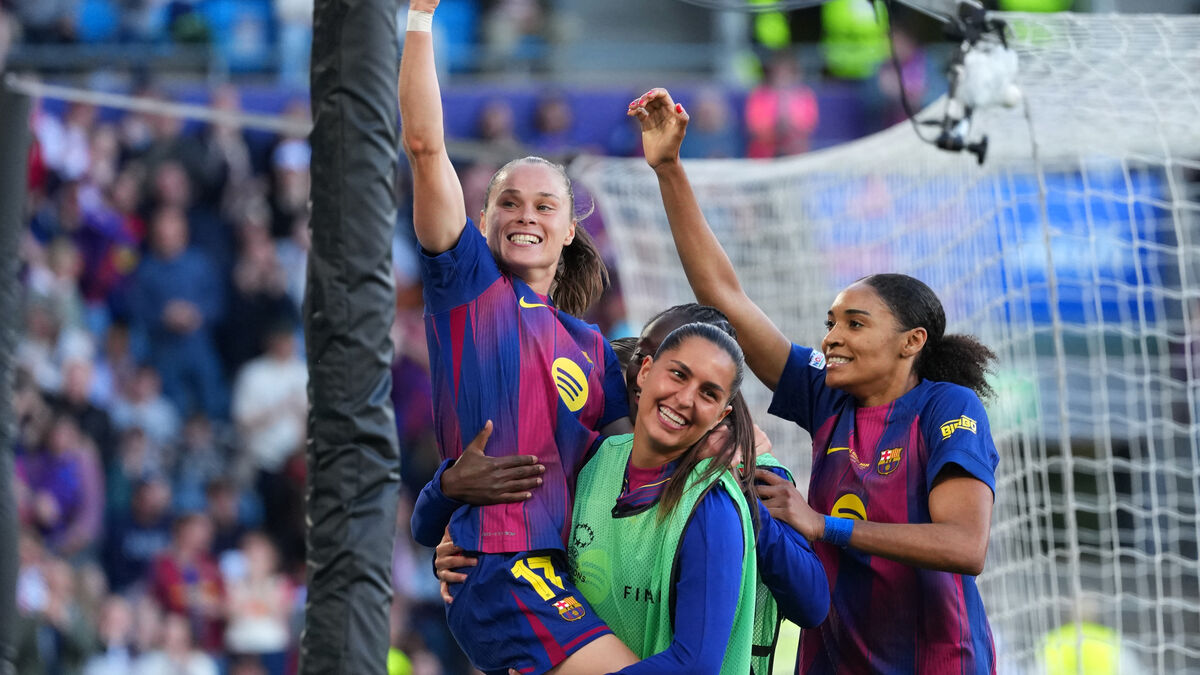 Barcelona's final victory in the Champions League