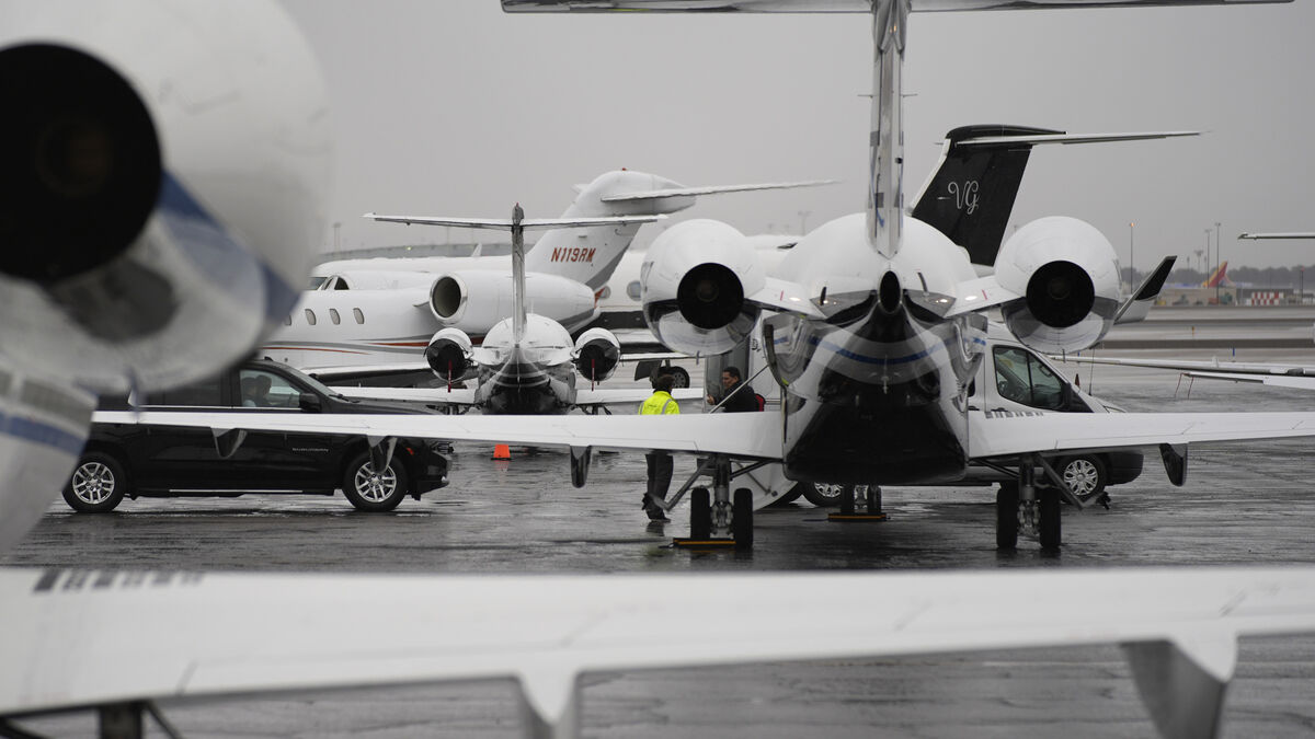 Soaring demand for private jets in the Middle East as flight chaos leaves tens of thousands stranded