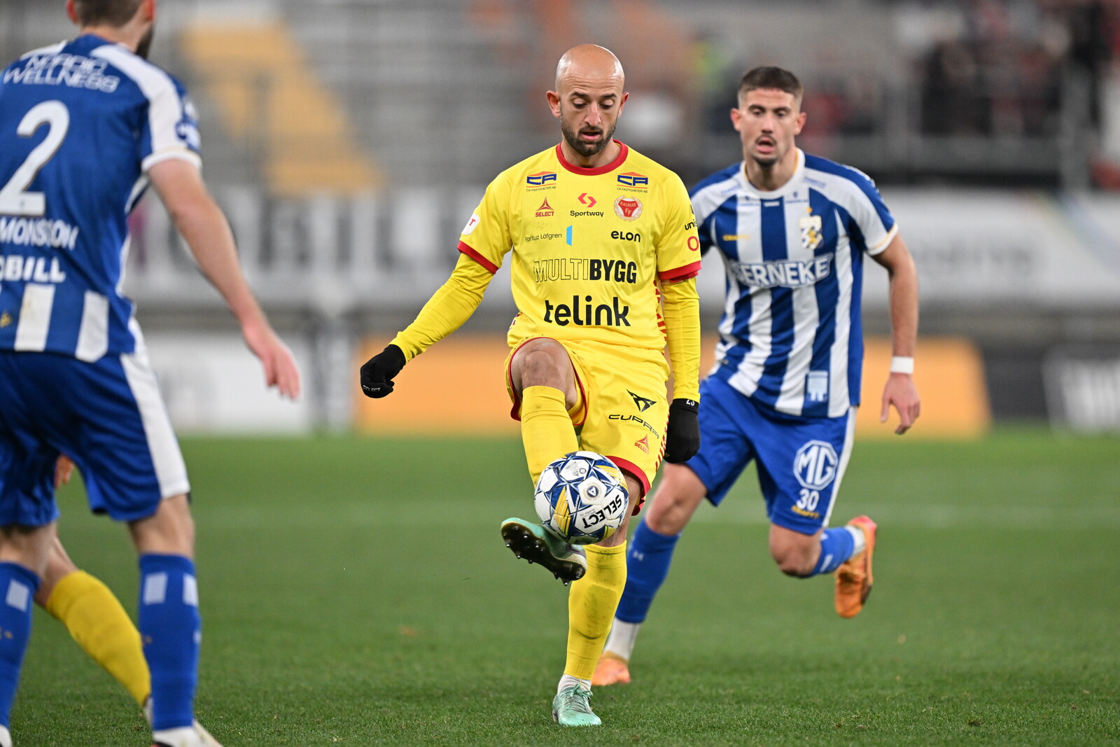 "Blåvitt" dropped points in a nervous match