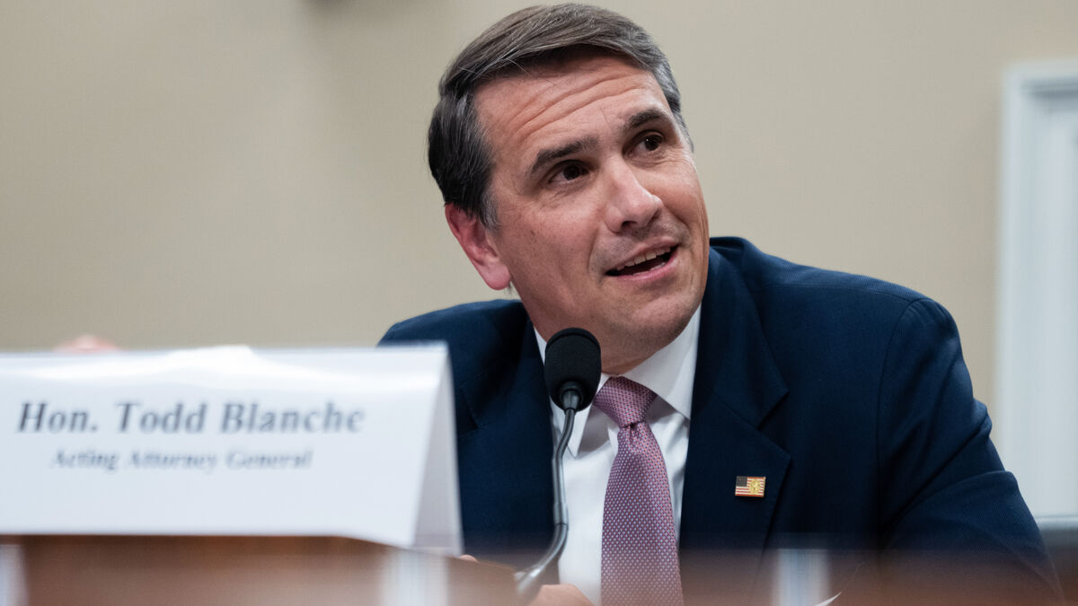 Trump nominates acting Attorney General Todd Blanche as permanent attorney general