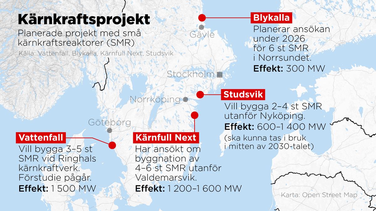 New application for nuclear power - Studsvik wants to build in Nyköping