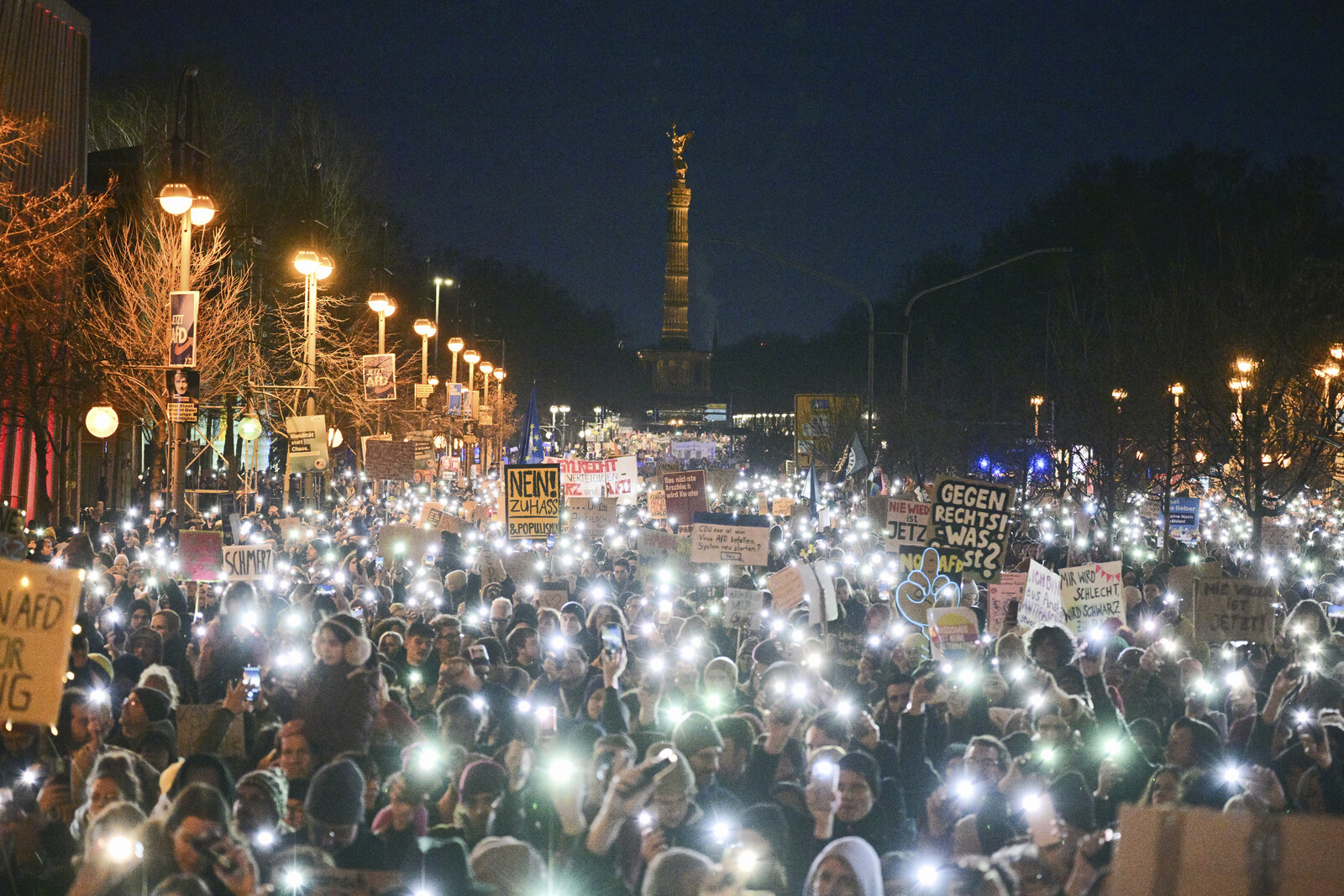Massive Protest Against German Right-Wing Shift