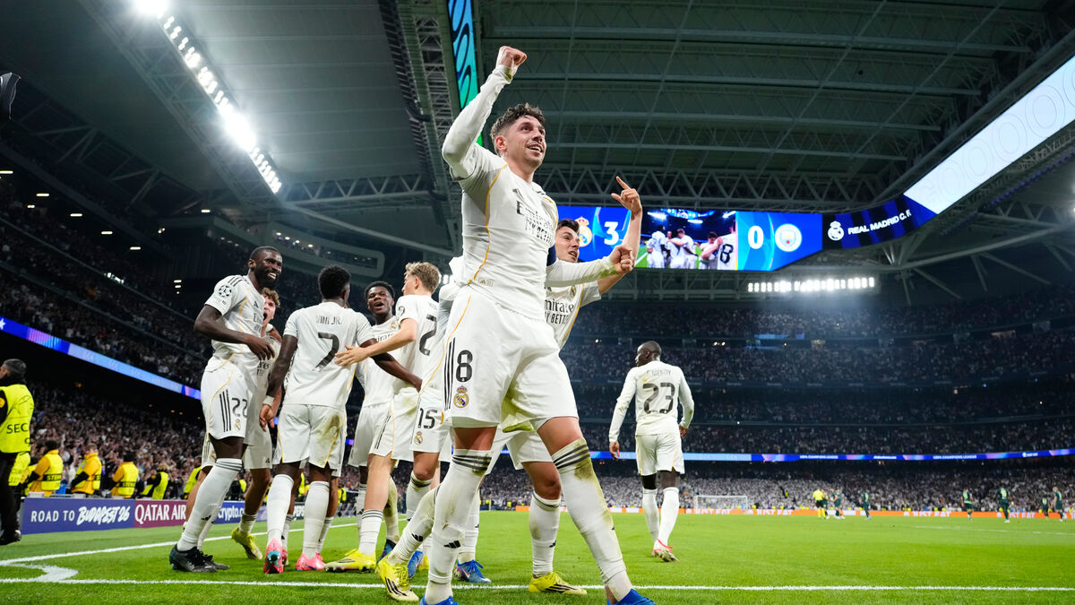 Valverde's show in Real's 3-0 victory over Manchester City