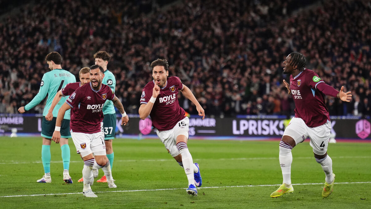 West Ham sent Tottenham below