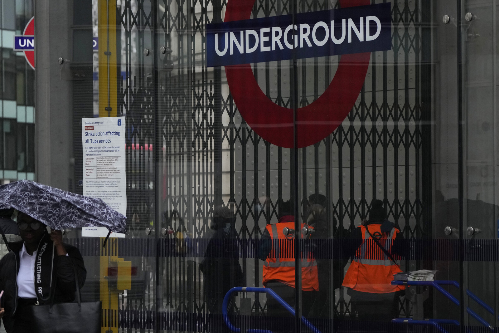 London Subway Strike Halts Trains for Several Days This Week