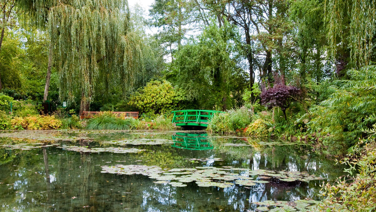 Monet’s famous gravel path dries up in France heatwave