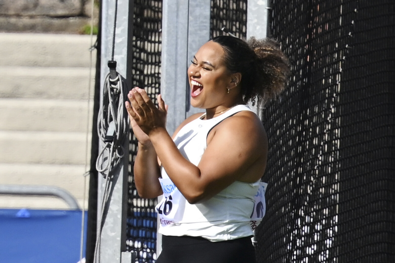 Vanessa Kamga Sets New Swedish