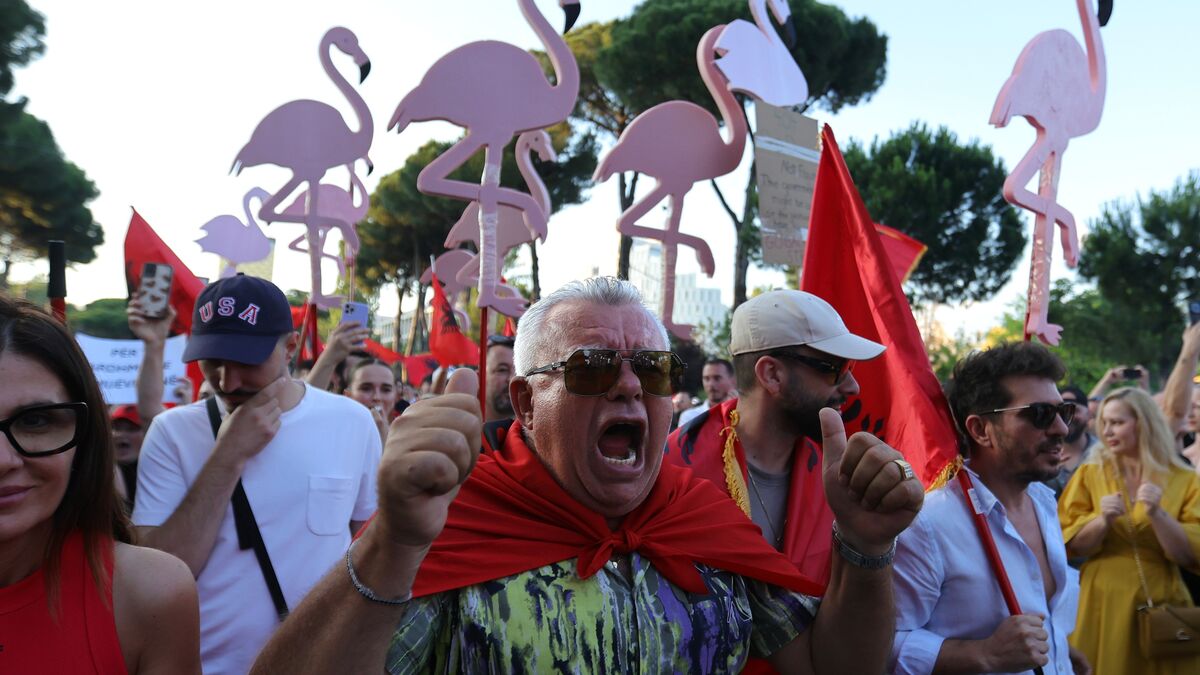 Protesters rage against the Trump