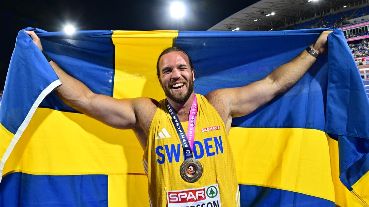 Wictor Petersson wins historic European Championship bronze in shot put