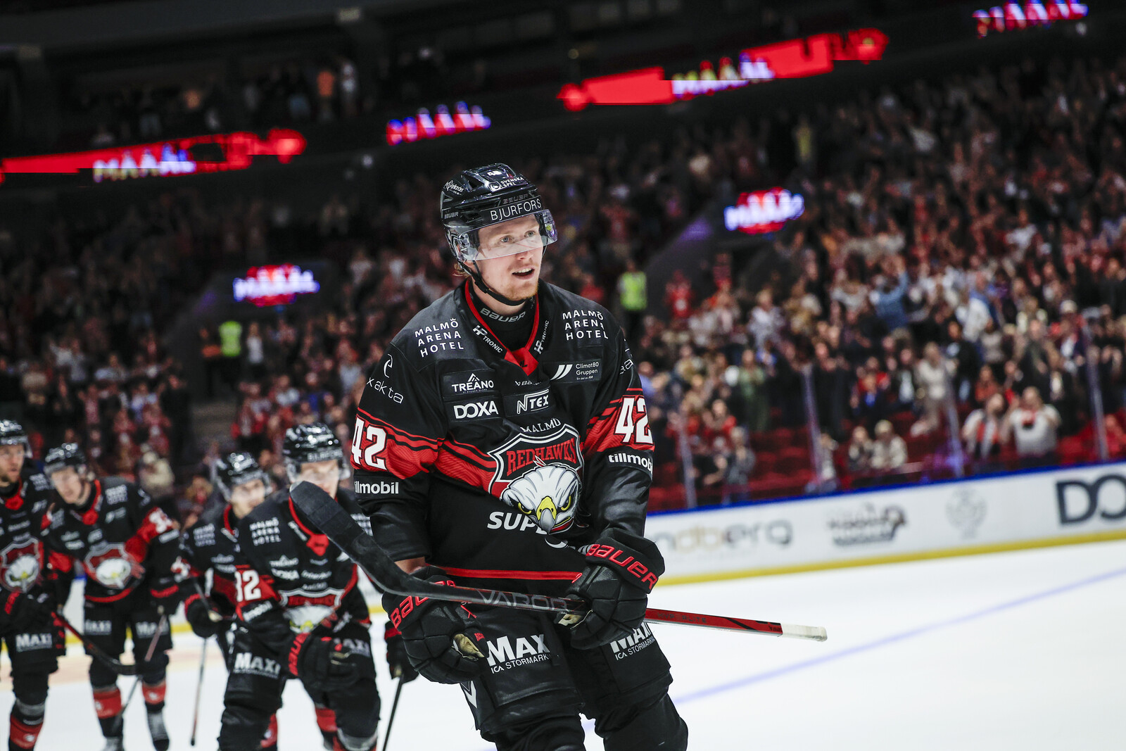Öberg's crazy evening – shot