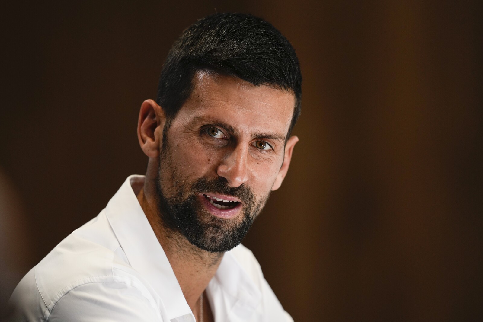 Djokovic refuses to discuss the