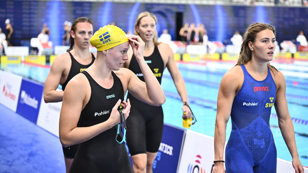 Sweden miss 4x100 freestyle final by 0.14 seconds at European Championships